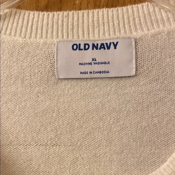 NWT Old Navy Cream Cardigan Sweater - Picture 2 of 12